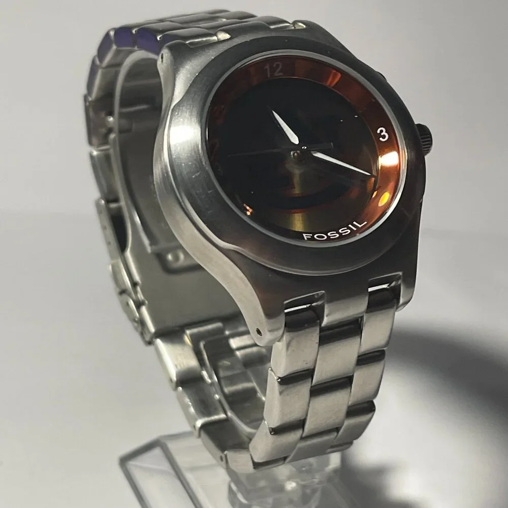 Auburn Tigers NCAA Stainless-Steel Kaleido Watch by Fossil NEW (RARE)